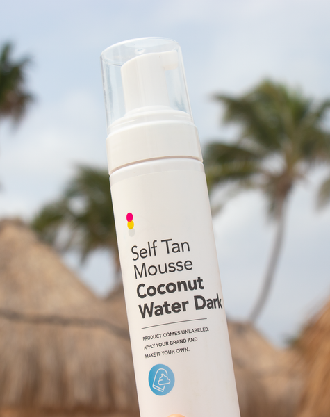 Self Tan Mousse - Coconut Water Dark: Sample