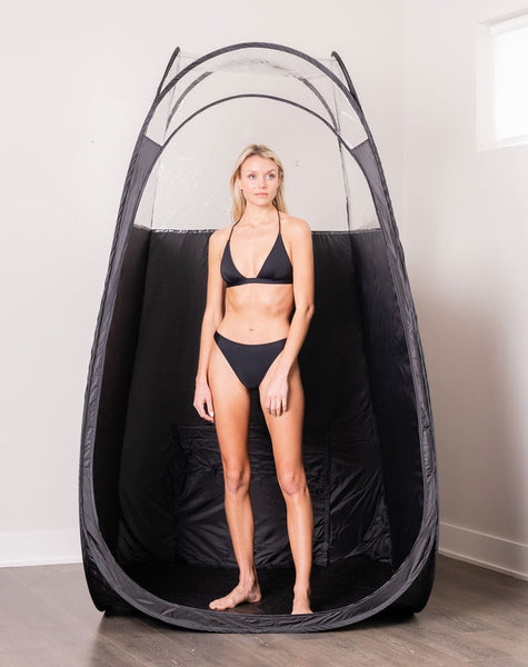 tent spray Tan.Tent - Black & 1/3 Clear | Spray Tanning Tent