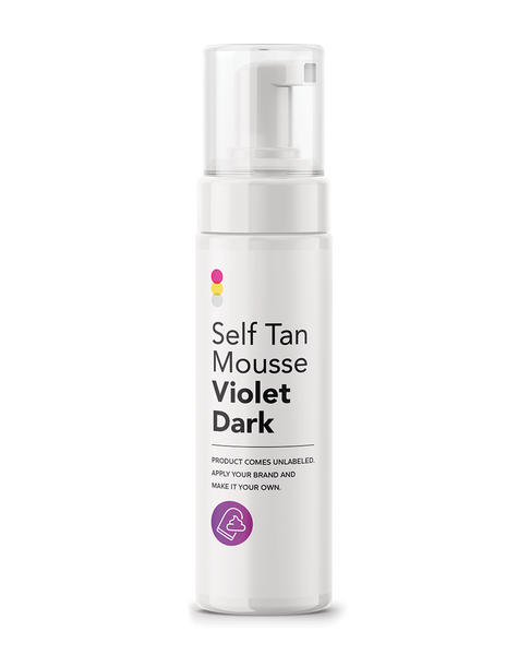 Self Tan Mousse Violet Dark: Sample