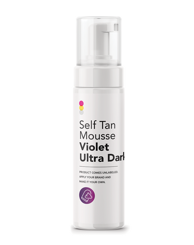 Self Tan Mousse Violet Ultra Dark: Sample