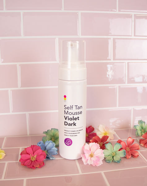 Self Tan Mousse Violet Dark